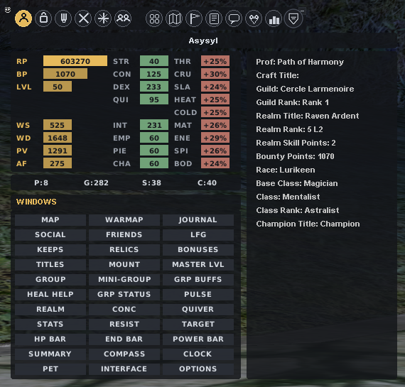 Vertical character sheet 560x500 with the windows grid built in